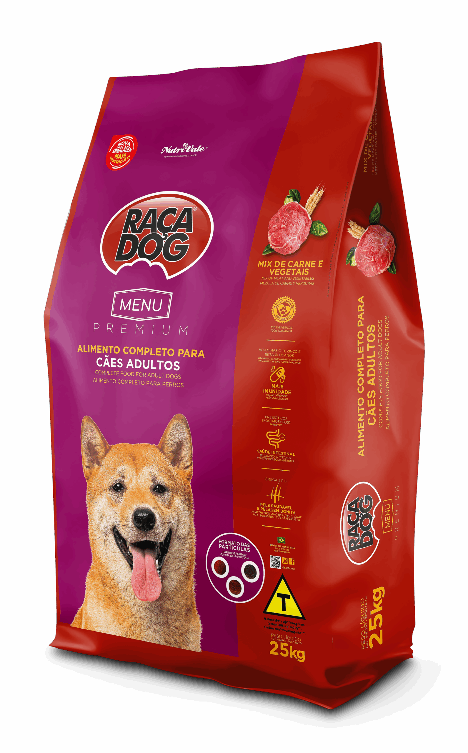 Raça Dog Menu Adultos